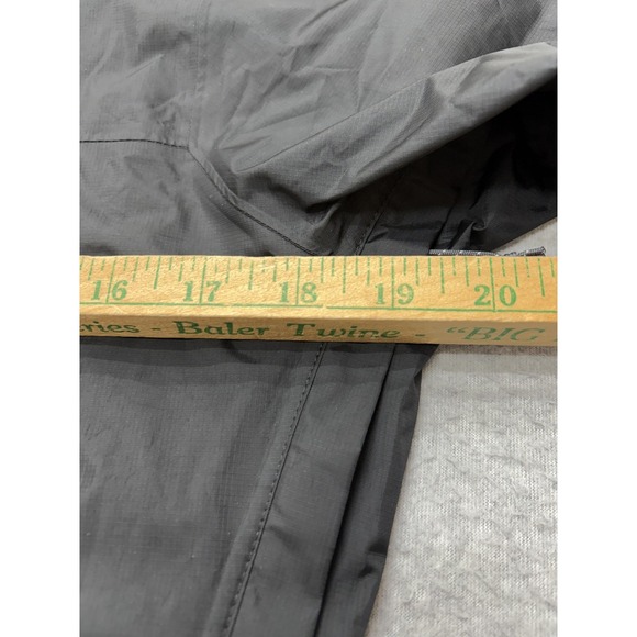 Patagonia Jacket Womens Small Black Torrentshell Rain Hooded RXBAR Logo Nylon - Picture 10 of 16